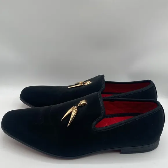 La Milano Leonard 2 Italian Design Men’s Black Dress Shoes Size 9
