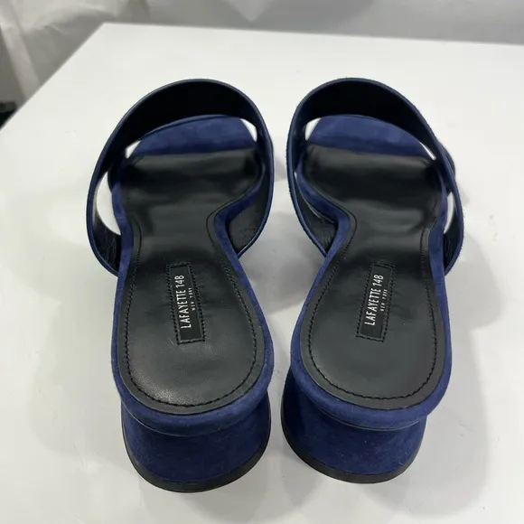 Lafayette 148 New York Women's Dark Blue Sandals, NWOT