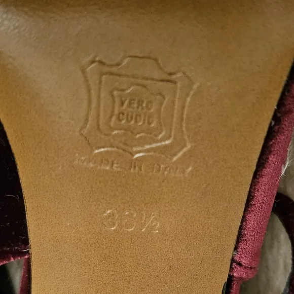 Lanvin as new with box velvet heels with metal stiletto heel