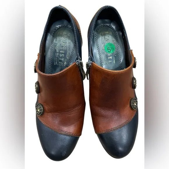 L'ARTISTE GREENTEA-DBRM Size 36 (5.1/2US) Brown Tan Shoes Booties Pumps