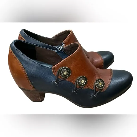 L'ARTISTE GREENTEA-DBRM Size 36 (5.1/2US) Brown Tan Shoes Booties Pumps