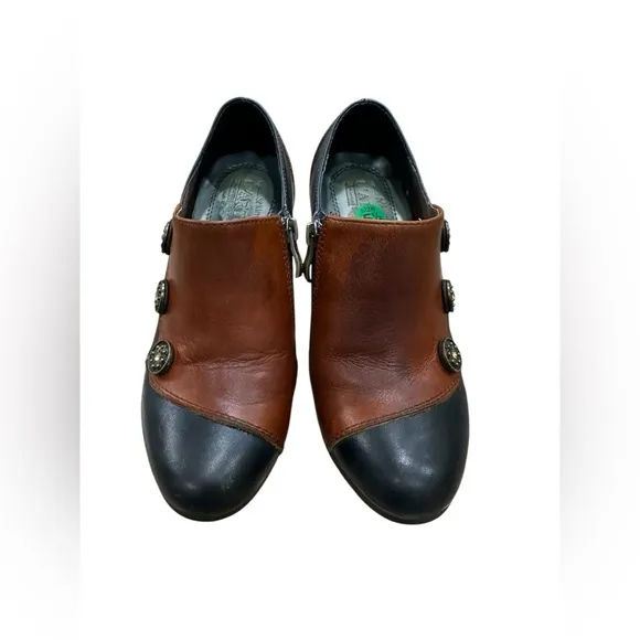 L'ARTISTE GREENTEA-DBRM Size 36 (5.1/2US) Brown Tan Shoes Booties Pumps