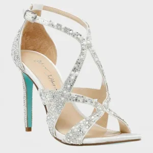 Last Pair! NEW Betsey Johnson Miles Heeled Stiletto Sandal  392M0