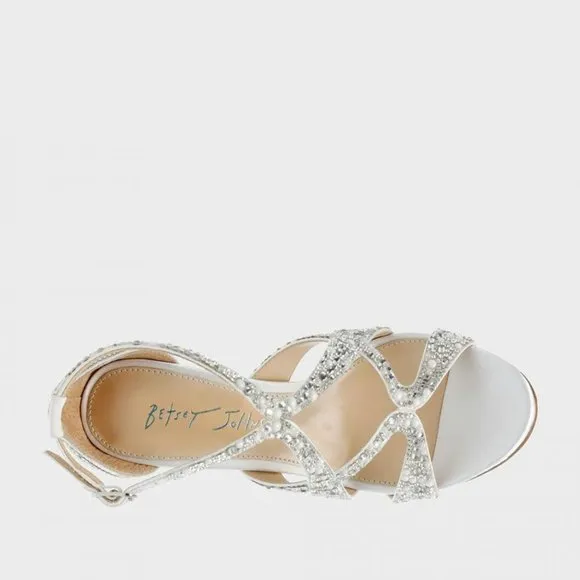 Last Pair! NEW Betsey Johnson Miles Heeled Stiletto Sandal  392M0