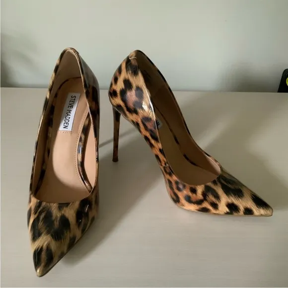 Leopard Print Daisie stiletto heels