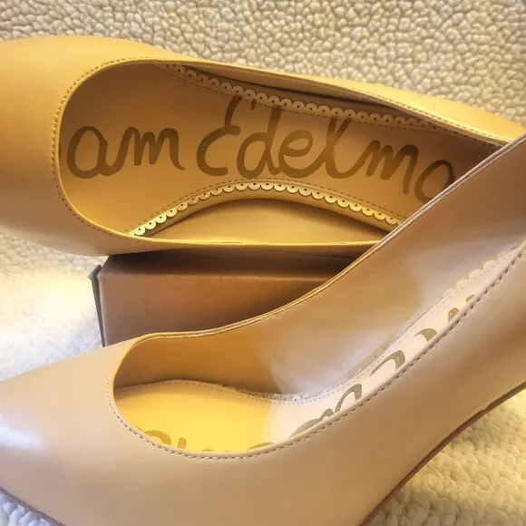 Like New! Sam Edelman Hazel Nude Stiletto Heels - Size 8.5