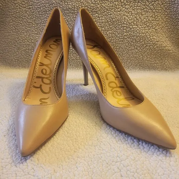Like New! Sam Edelman Hazel Nude Stiletto Heels - Size 8.5