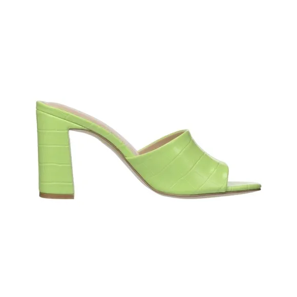 Lime Green Slip-on Sandals The Drop Women's Pattie High Block Heeled Mule Amazon