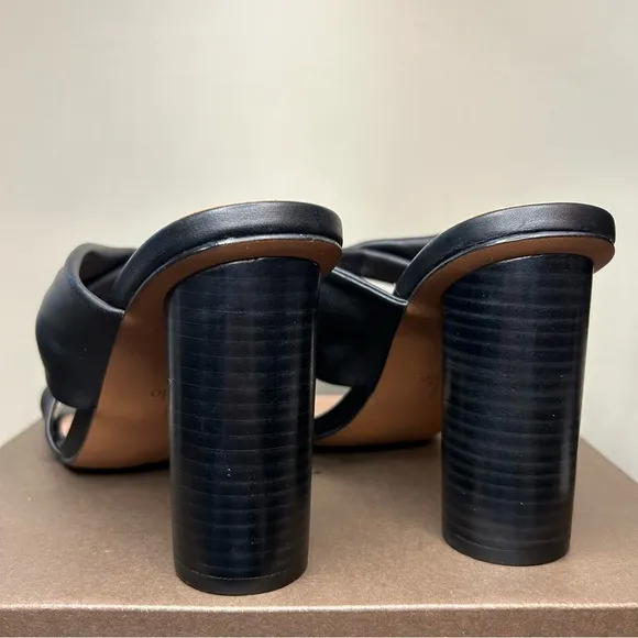 Linea Paolo Imani Black Heeled Sandals