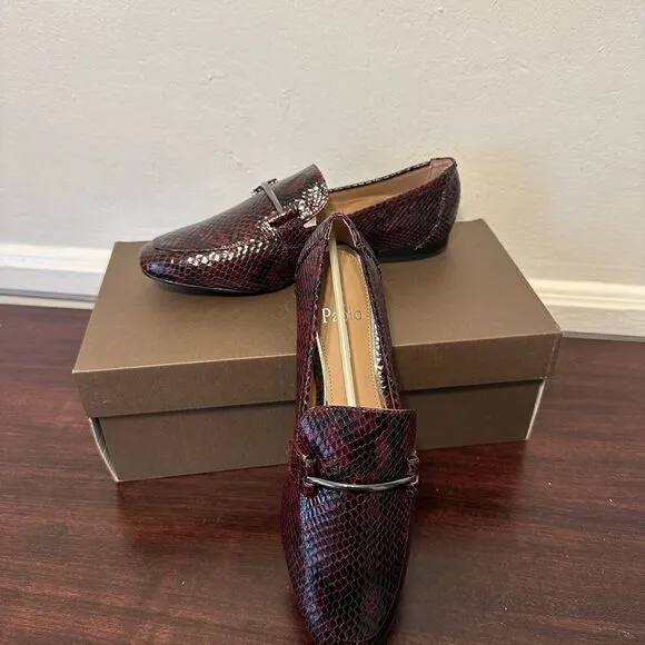 Linea Paolo leather upper and lining loafer size 7,5 new in box