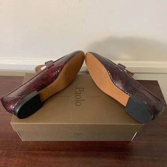Linea Paolo leather upper and lining loafer size 7,5, new