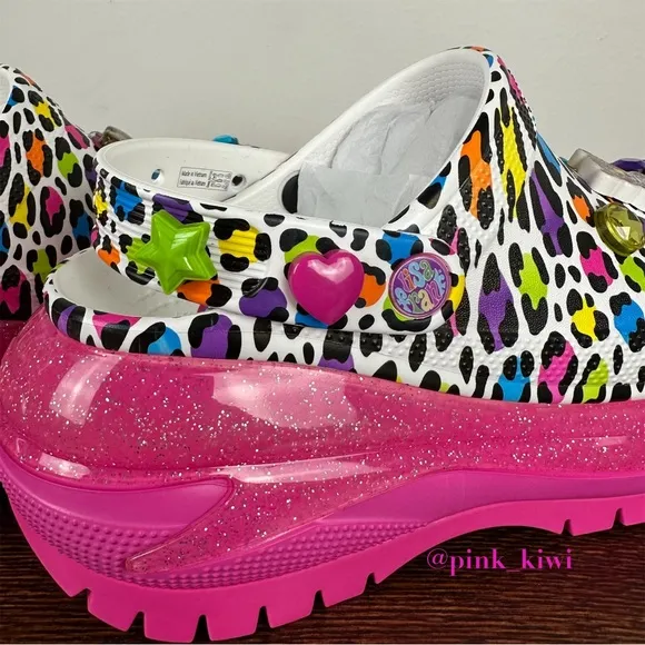 Lisa Frank x Crocs Mega Crush Clog
