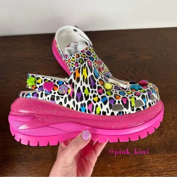 Lisa Frank x Crocs Mega Crush Clog