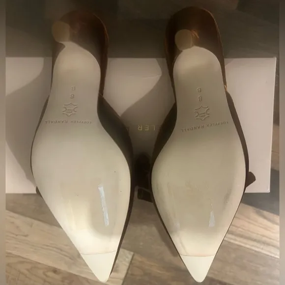 Loeffler Randall Amyra Bow Pointed Toe Mule In Siena