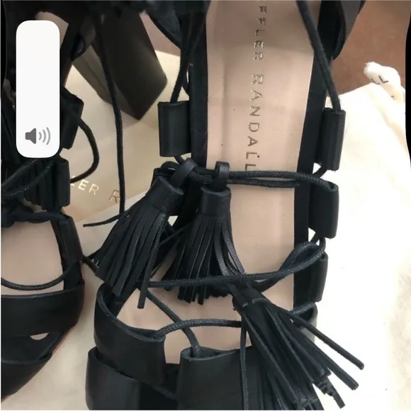Loeffler Randall leather sandals in box (worn once)