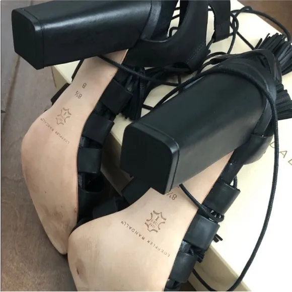 Loeffler Randall leather sandals in box (worn once)