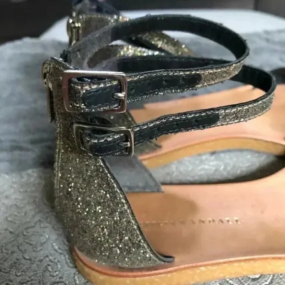 Loeffler Randall Odette Glittery Platform Flat: 10