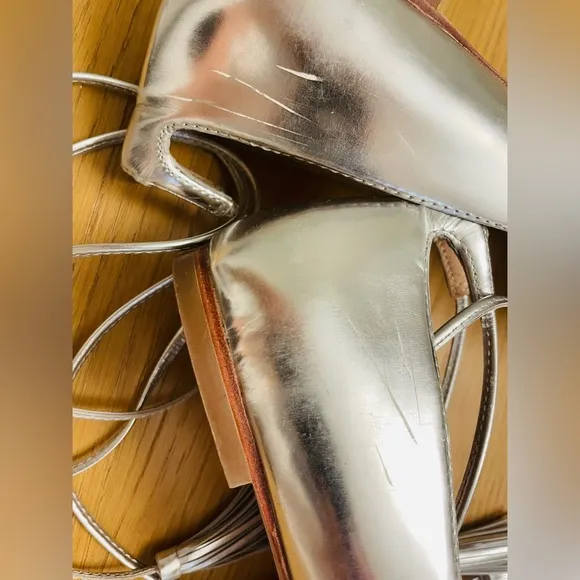 LOEFFLER RANDALLPENELOP SILVER FLATS SIZE 8 B