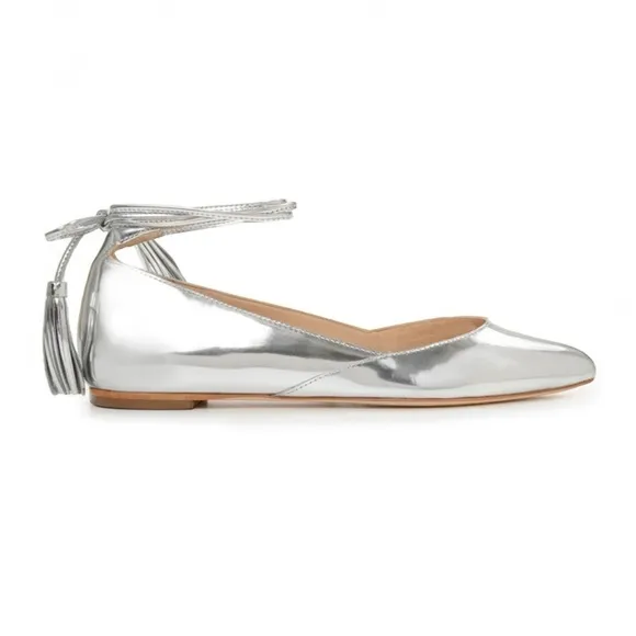 LOEFFLER RANDALLPENELOP SILVER FLATS SIZE 8 B