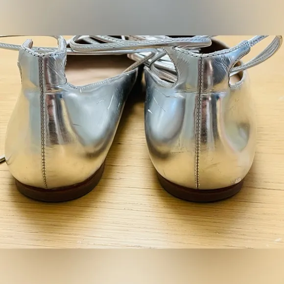 LOEFFLER RANDALLPENELOP SILVER FLATS SIZE 8 B