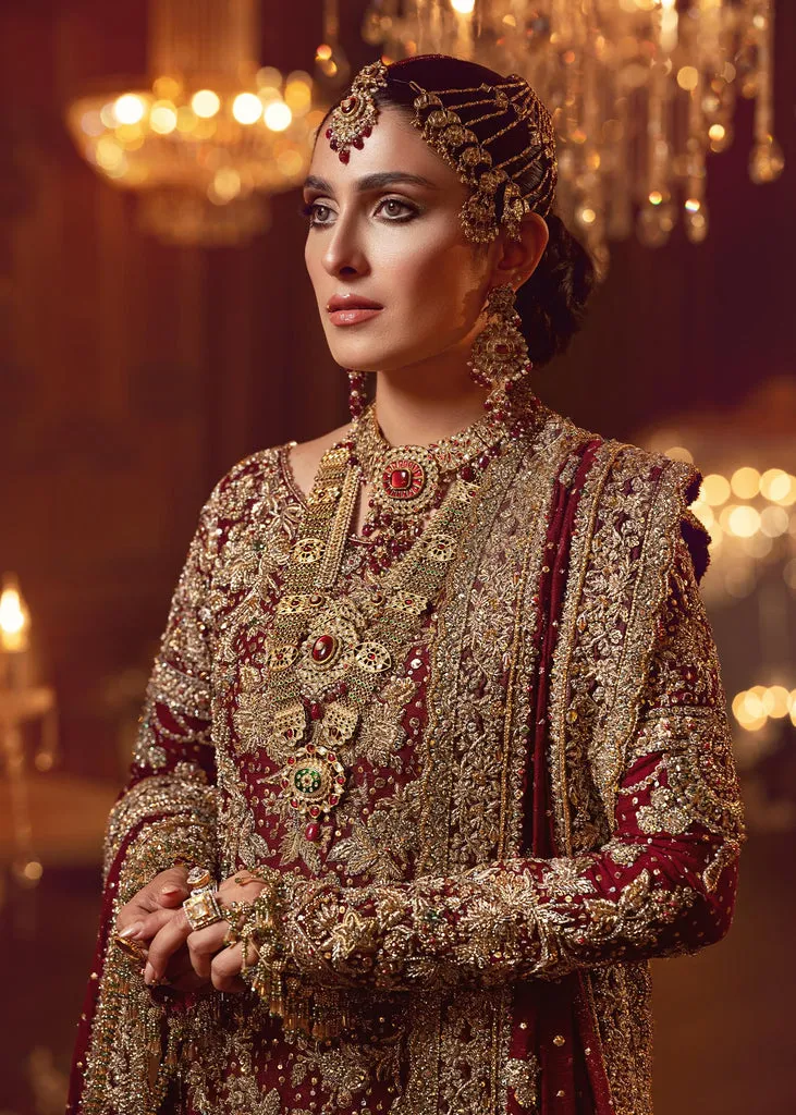Long Kameez Red Lehenga Pakistani Wedding Dresses