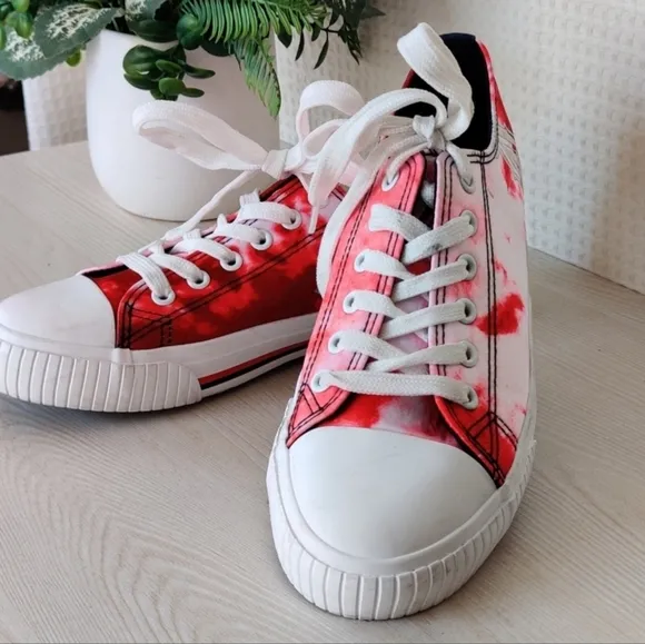 Los Angeles Angels Women's Tie-Dye Canvas Foco Shoes Women's Size 9