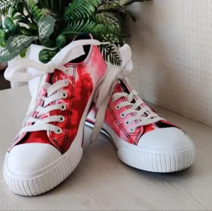 Los Angeles Angels Women's Tie-Dye Canvas Foco Shoes Women's Size 9