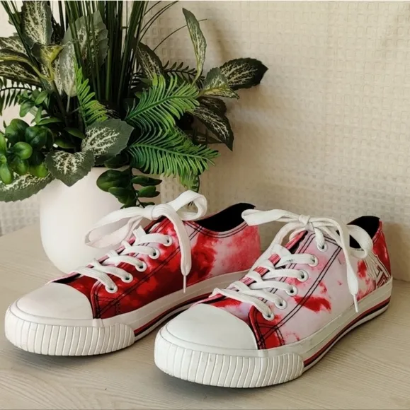 Los Angeles Angels Women's Tie-Dye Canvas Foco Shoes Women's Size 9