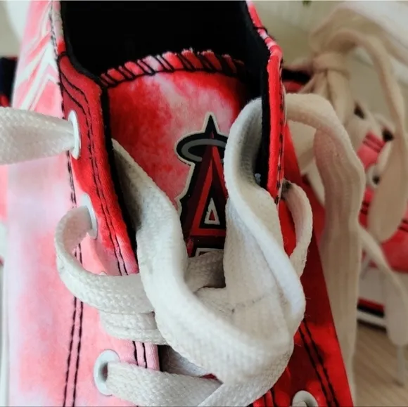 Los Angeles Angels Women's Tie-Dye Canvas Foco Shoes Women's Size 9