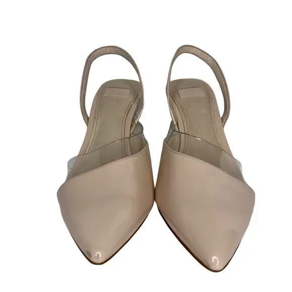 Louise et Cie French Pink Lo-Kareena Slingback Heels - Size 37 / 6.5 - Women