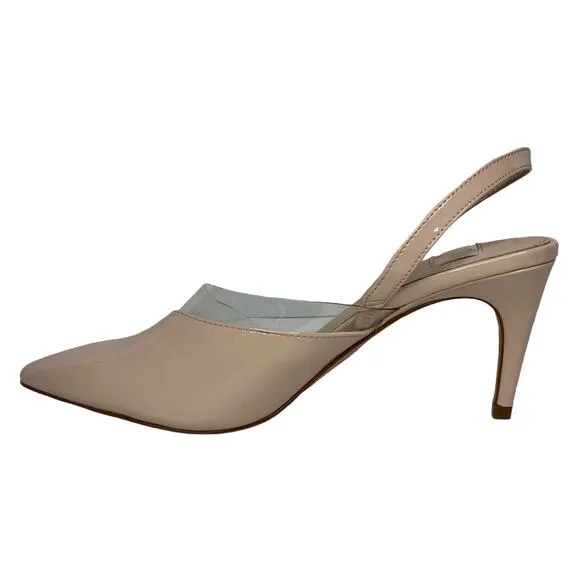Louise et Cie French Pink Lo-Kareena Slingback Heels - Size 37 / 6.5 - Women