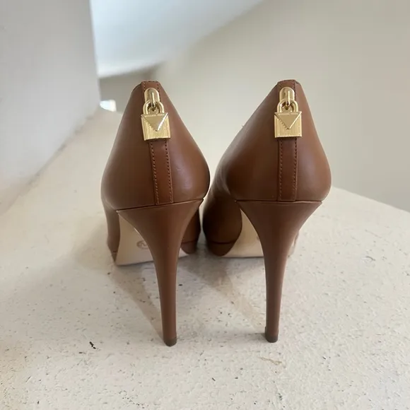 Lucky Brand Sandals Block Heels Size 10 Platform Ankle Strap Shoes Leather Brown
