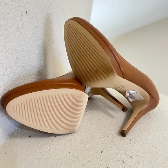Lucky Brand Sandals Block Heels Size 10 Platform Ankle Strap Shoes Leather Brown