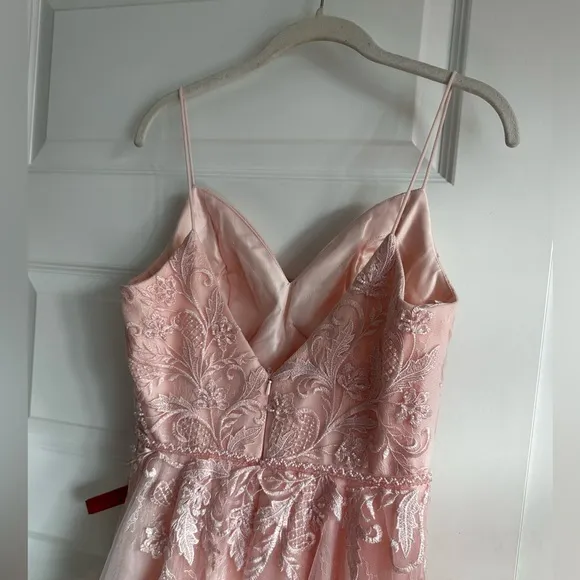 Mac Duggal‎ Embellished Floral High Low Sleeveless Gown 11293 NWT Size 6
