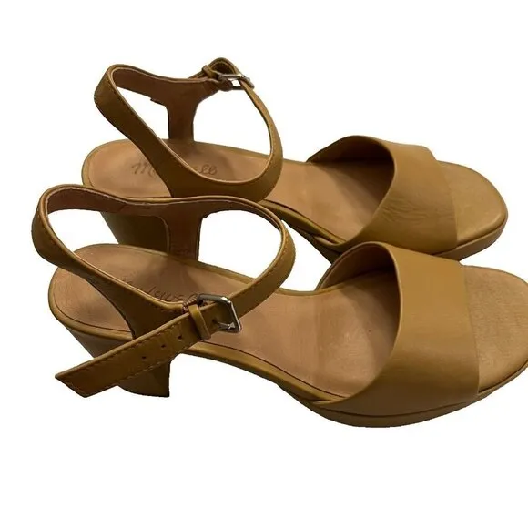 Madewell $158 Nadia Platform Sandal Size 9.5 NK014