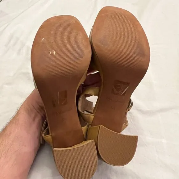 Madewell $158 Nadia Platform Sandal Size 9.5 NK014