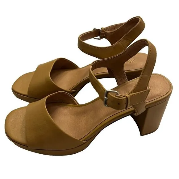 Madewell $158 Nadia Platform Sandal Size 9.5 NK014