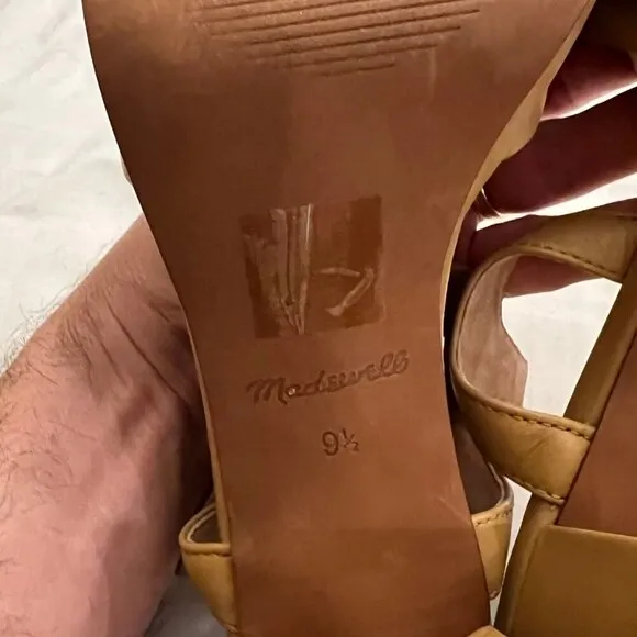 Madewell $158 Nadia Platform Sandal Size 9.5 NK014