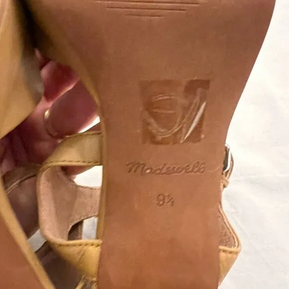 Madewell $158 Nadia Platform Sandal Size 9.5 NK014
