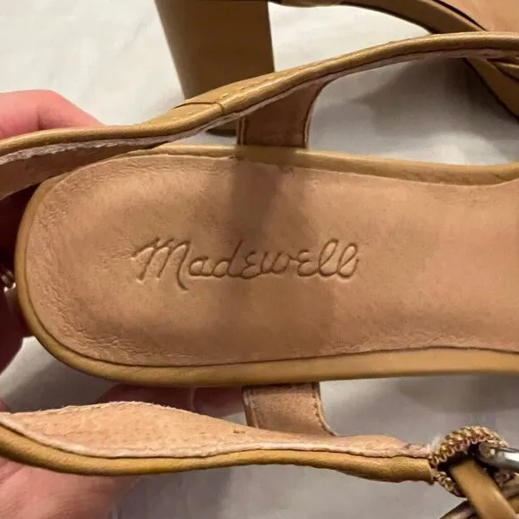 Madewell $158 Nadia Platform Sandal Size 9.5 NK014