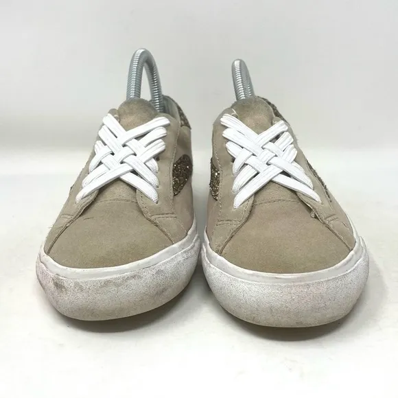 Madewell Sidewalk Low Top Sneaker Dark Rope Glitter Womens 6.5
