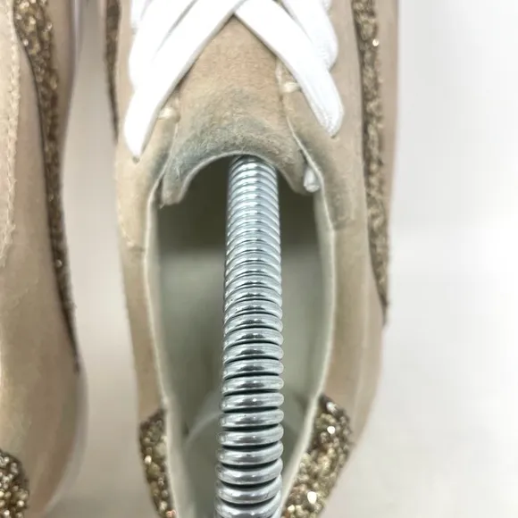 Madewell Sidewalk Low Top Sneaker Dark Rope Glitter Womens 6.5