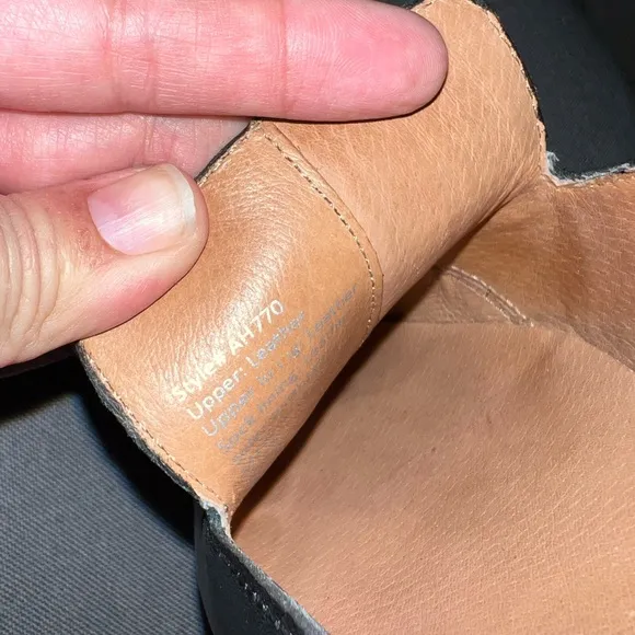 Madewell The Frances Loafer Pointy Leather Flats Size 9