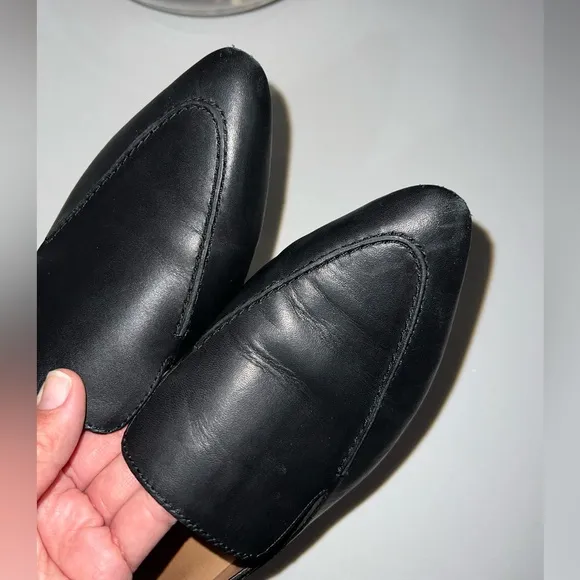 Madewell The Frances Loafer Pointy Leather Flats Size 9