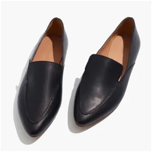 Madewell The Frances Loafer Pointy Leather Flats Size 9
