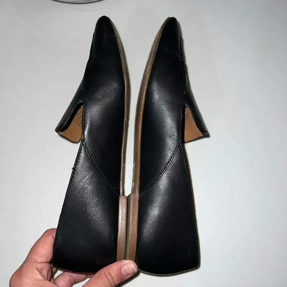 Madewell The Frances Loafer Pointy Leather Flats Size 9