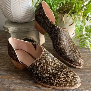 Madewell ‘The Lucie’ Spotted Calf Hair Bootie Boots Slip On Flats Shoe Women’s 9