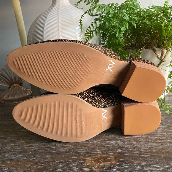 Madewell ‘The Lucie’ Spotted Calf Hair Bootie Boots Slip On Flats Shoe Women’s 9