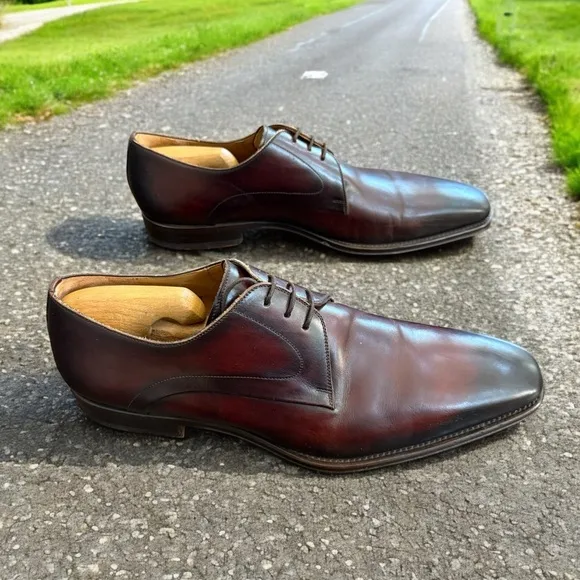 Magnanni made in Spain leather lace up dress shoes men’s size 13