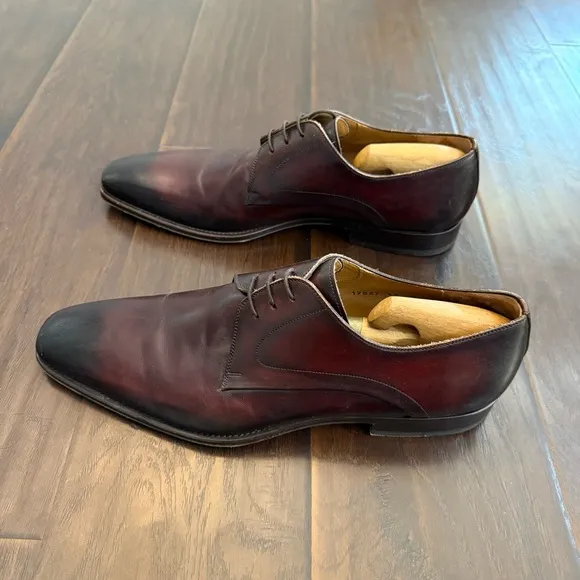 Magnanni made in Spain leather lace up dress shoes men’s size 13